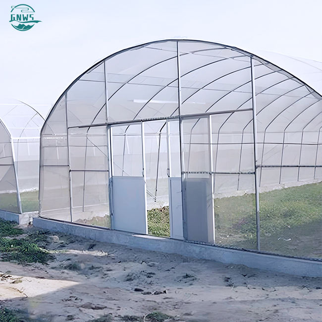 Easily Assembled agricultural Single span thin film Garden Green house for flower and seed Low cost tunnel greenhouse Factory Direct Sales Chain