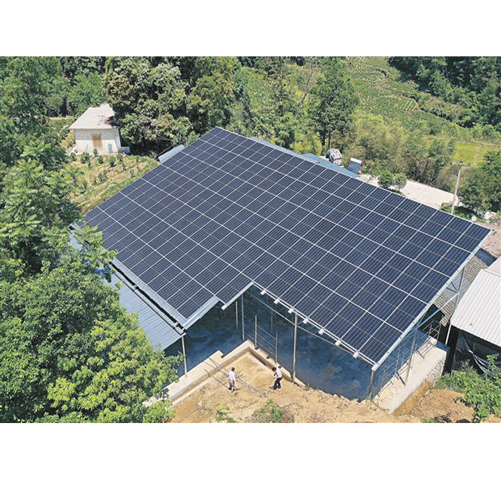 Quick Construction Hot Sale Poly Green House photovoltaic panel Greenhouse Multi-span Blueberry Greenhouse For Sale Large Volume Factory