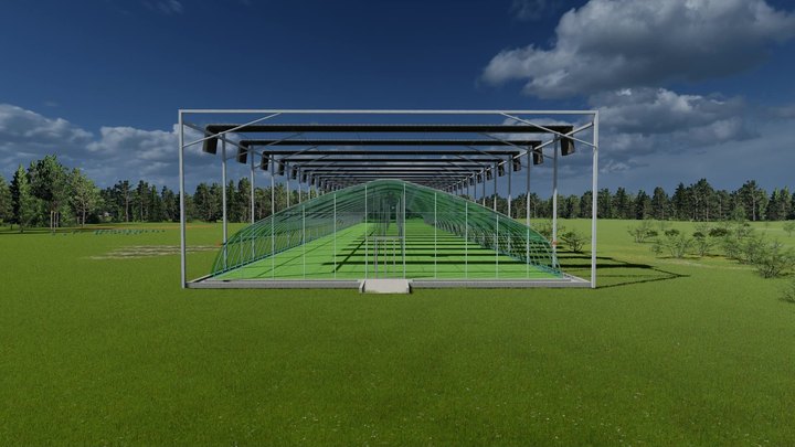Super Arch Gutter Connect Greenhouse Low Cost Single Span Film Greenhouse For Strawberry And Tomato China Manufacturing Distributor