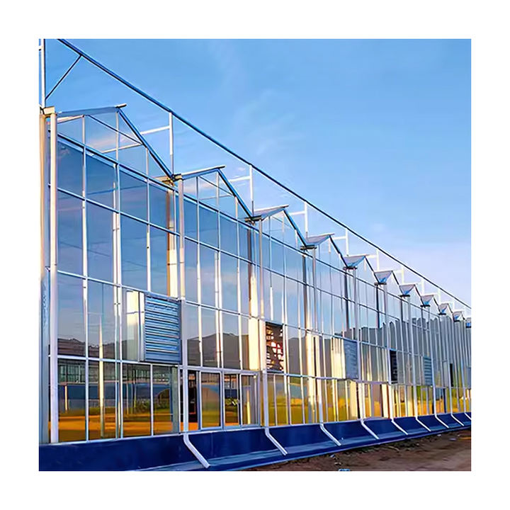 agricultural/commercial green house greenhouse frame nft system pvc pipe/channel polycarbonate multi-span greenhouse for sale