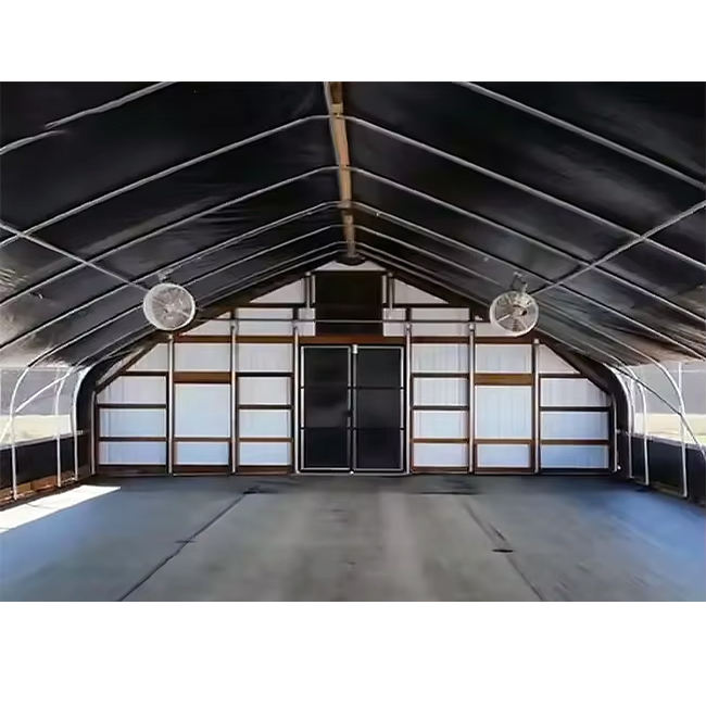Buy high quality 3m 5m 8m span in greenhouse cheap polycarbonate blackout green house for sale Discount Factory