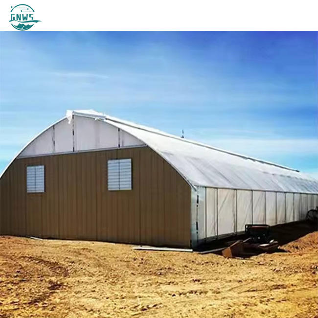 Buy high quality 3m 5m 8m span in greenhouse cheap polycarbonate blackout green house for sale Discount Factory
