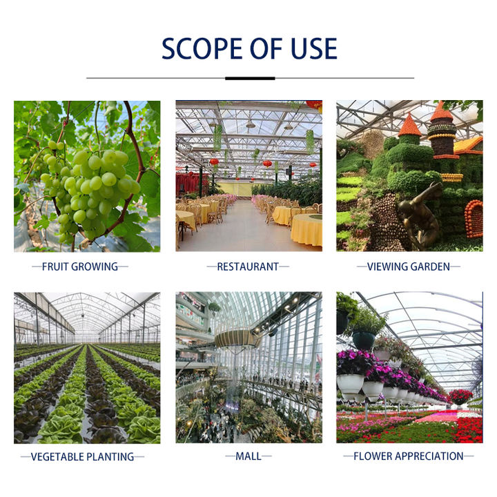 Glass greenhouse Solarium Glass House All Season  Aluminium Sunroom   vegetable  planting glass greenhouse China Exporter B2B