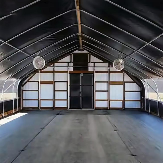 High quality automatic cheap Light deprivation polycarbonate greenhouse for sale Industrial Exporter Custom Solutions