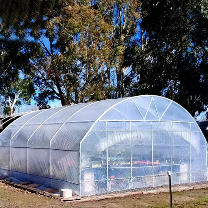 turnkey project with quick construction agricultural greenhouses equipment prefab tunnel strawberry greenhouses  kit