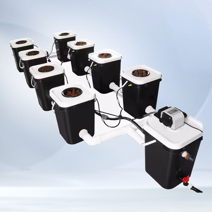 Complete  Agricultural Equipment Hydroponic Greenhouse System Suppliers Dutch Bucket Hydroponics growing System Export Manufacturing Operations
