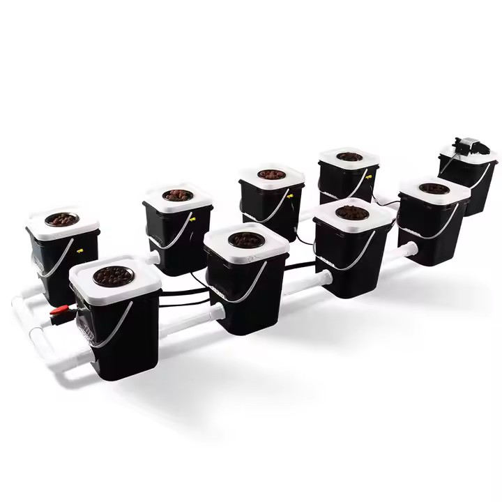 Customizable Hydroponics System RDWC  Agricultural Equipment Suppliers 12 grow pot indoor hydroponic with water chiller