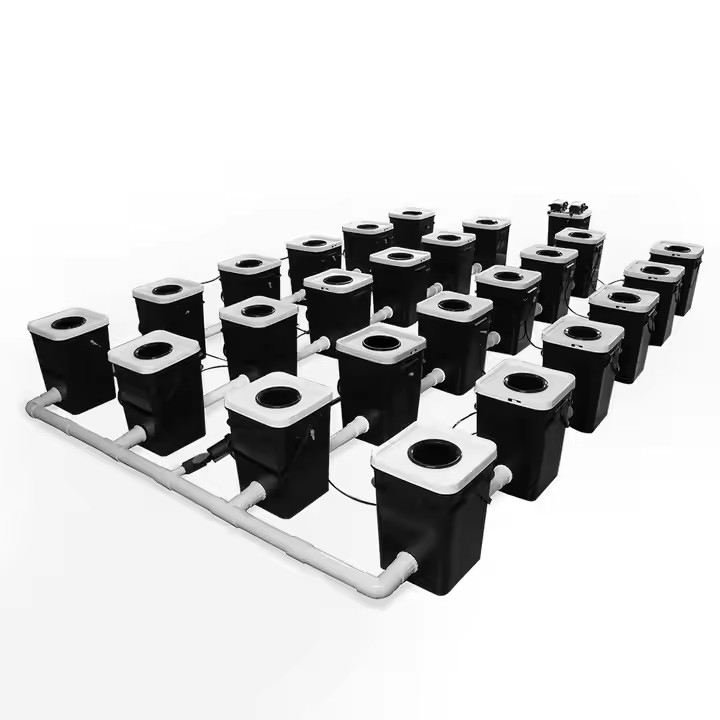 Hot Sale 4 Hole 2 Hole 1 Hole Automatic NFT System Indoor Growing Anti UV Potato Hydroponics Aeroponics Dutch Bucket Custom Manufacturing B2B