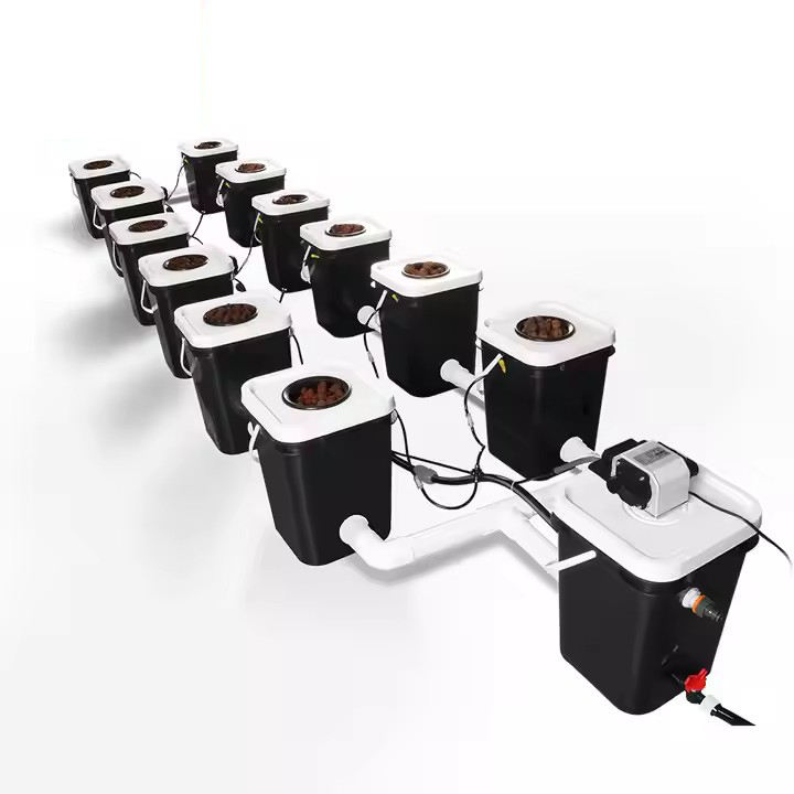 Popular 30 Pcs Single Hole 11 Liter  Dwc Rdwc Deep Water Culture Hydroponic System  Hydroponic Growing System