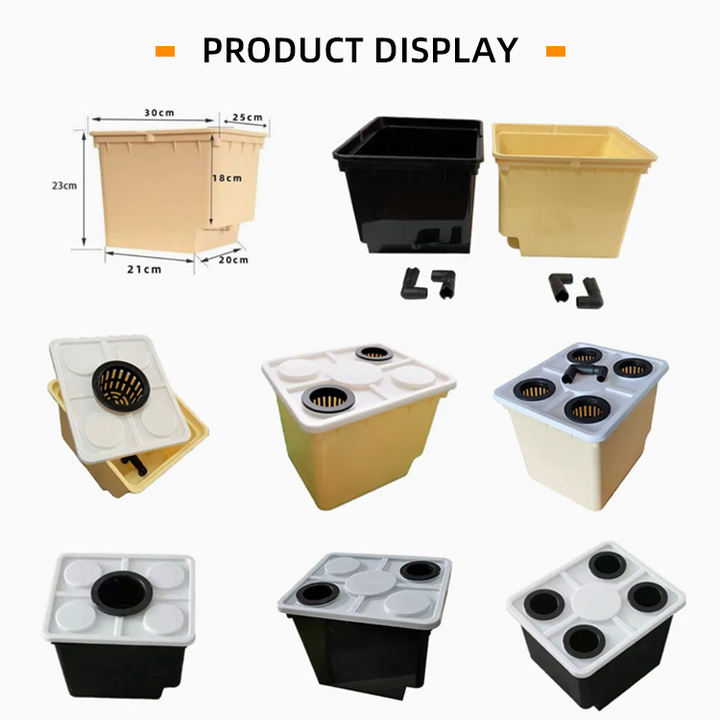 Irrigation hydroponics equipment plastic dutch bucket indoor hydroponic plant pots dutch bucket for hydroponic system from china Factory Direct Sales Chain