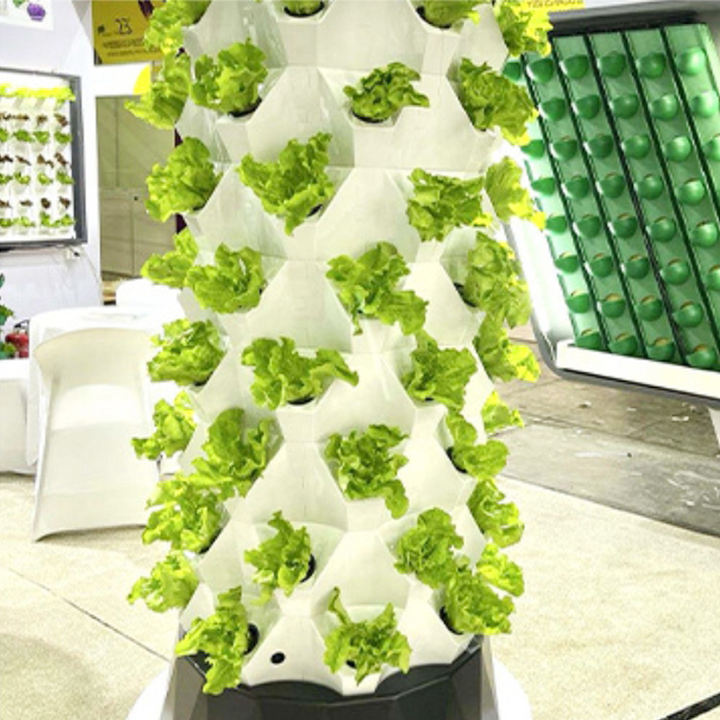 48/64/80 Plant Pots Vertical Farming Vertical Growing Garden Hydroponic Aeroponic Towers System