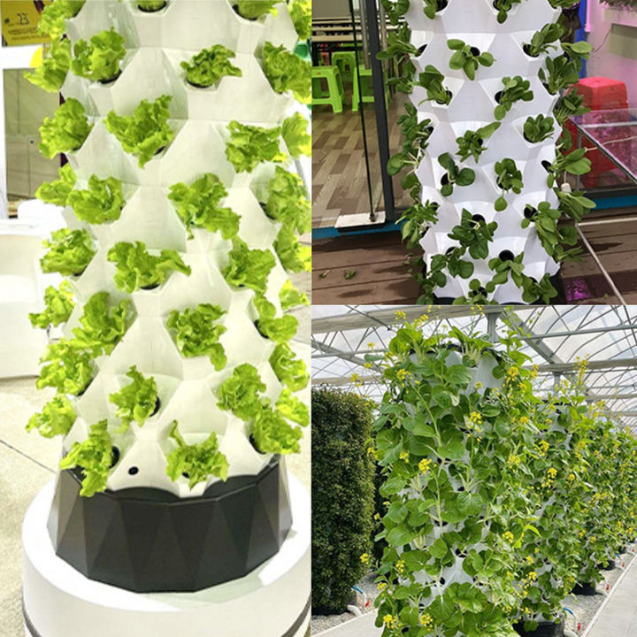 8 Layers High Quality Vertical Hydroponic Pineapple Aeroponic Tower Growing Systems For Strawberry