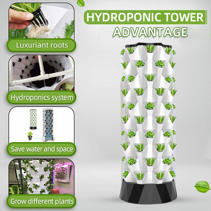 Aeroponic Hydroponics Farm Equipment Aeroponic Tower Greenhouse Hydroponics Vertical Farming Tower