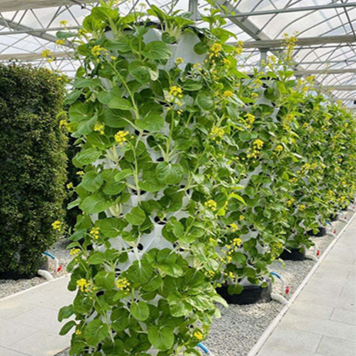 Commercial Greenhouse Planting Equipment Indoor Hydroponic Growing Systems Aeroponics Garden Tower Hydroponic System Vertical