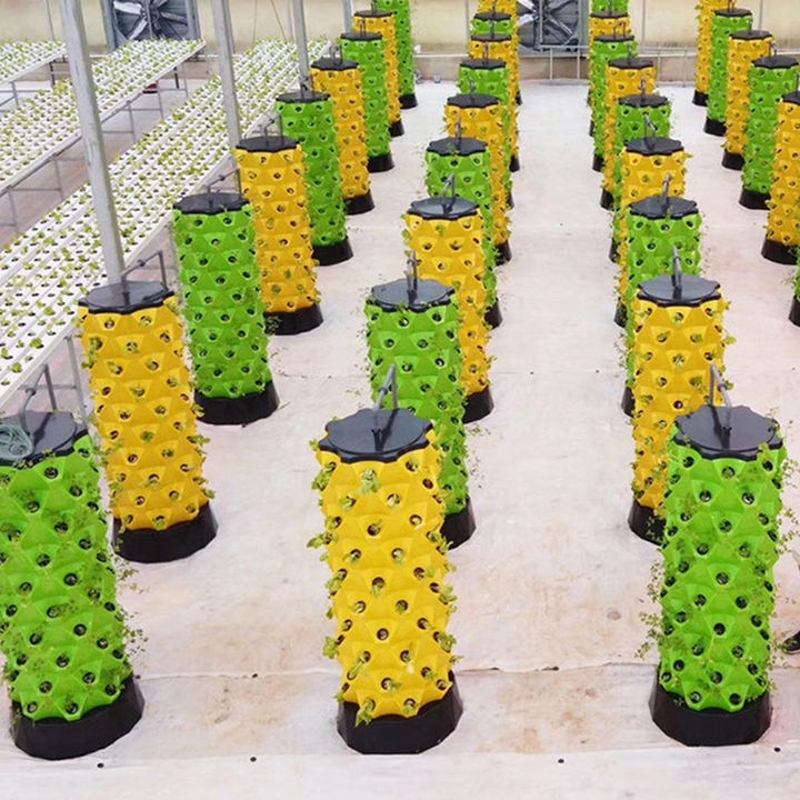 Commercial Hydroponic Tower System Pineapple Automatic Watering Growing Systems Carton Packing Customized White Provided GN 19