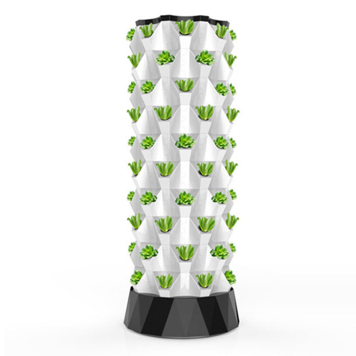 High Efficiency Hydroponics System Vegetable Aerosol Cultivation Method Aeroponic Tower For Growing Lettuce Tomatoes Strawberry Mass Production Wholesale