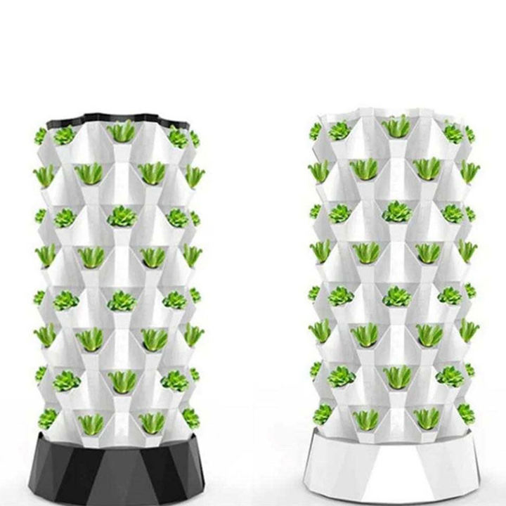 Hot Sale Agricultural Home Garden Indoor Vertical Farming 6 8 10 Layer Hydroponic Aeroponic Pineapple Growing Tower OEM Wholesale