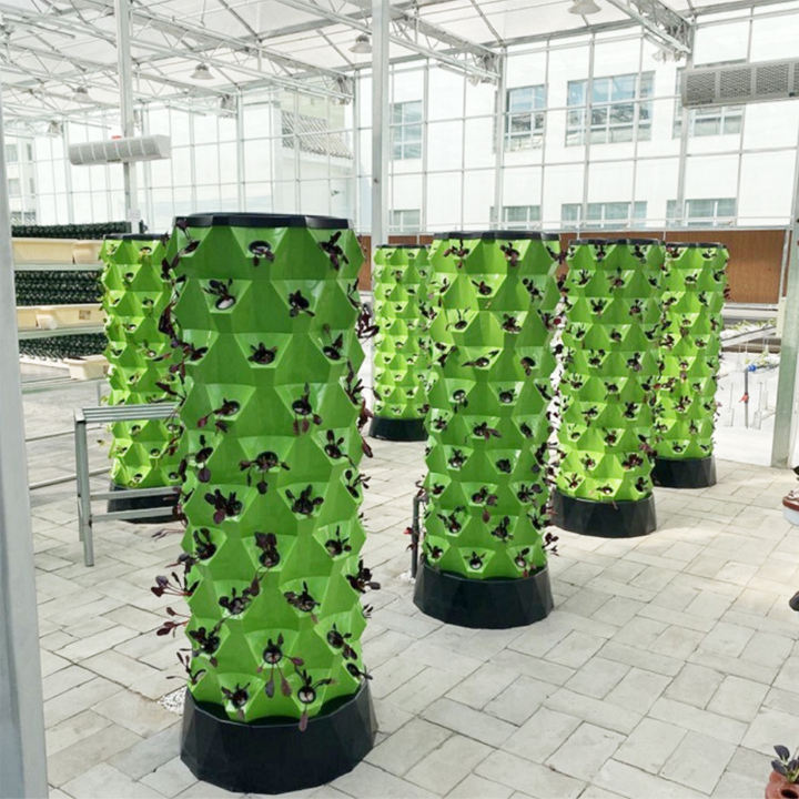 Hot Sale Agricultural Home Garden Indoor Vertical Farming 6 8 10 Layer Hydroponic Aeroponic Pineapple Growing Tower OEM Wholesale