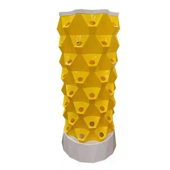 Hydroponic Gardening Systems 10 Layer 80 Holes Large Pineapple Hydroponic Tower With Led Lights For Sale Pineapple Tower