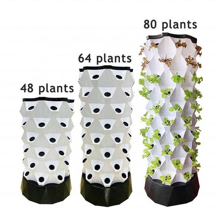 Indoor Outdoor Hydroponic Pineapple Tower Grow Systems Garden Agricultural Soilless Culture Vertical Hydroponic Grow Tower Factory Outlet