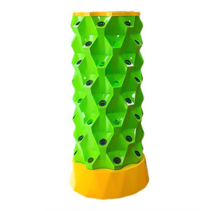 New Design Food Grade Abs Hydroponic 80 Planting Holes Tower Vertical Growing Farming Hydroponics System Industrial Exporter Wholesale