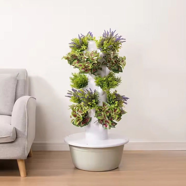 Vertical Aeroponic Hydroponic Growing System Pineapple  Automatic Watering hydroponic tower growing system Export Manufacturing Operations
