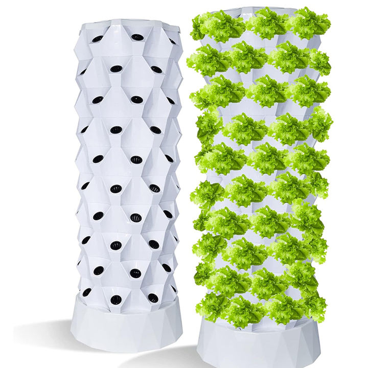 farming garden vertical multiplas tower pvc for hydroponics indoor growing systems column hydroponic tower kit