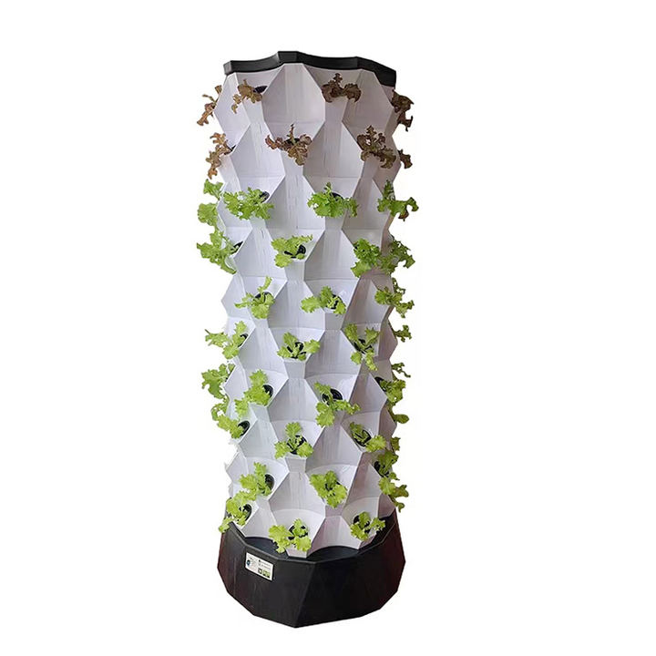 Hydroponic grow system kit indoor strawberry growing aeroponic tower vertical hydroponic pineapple tower with lights Affordable Wholesale