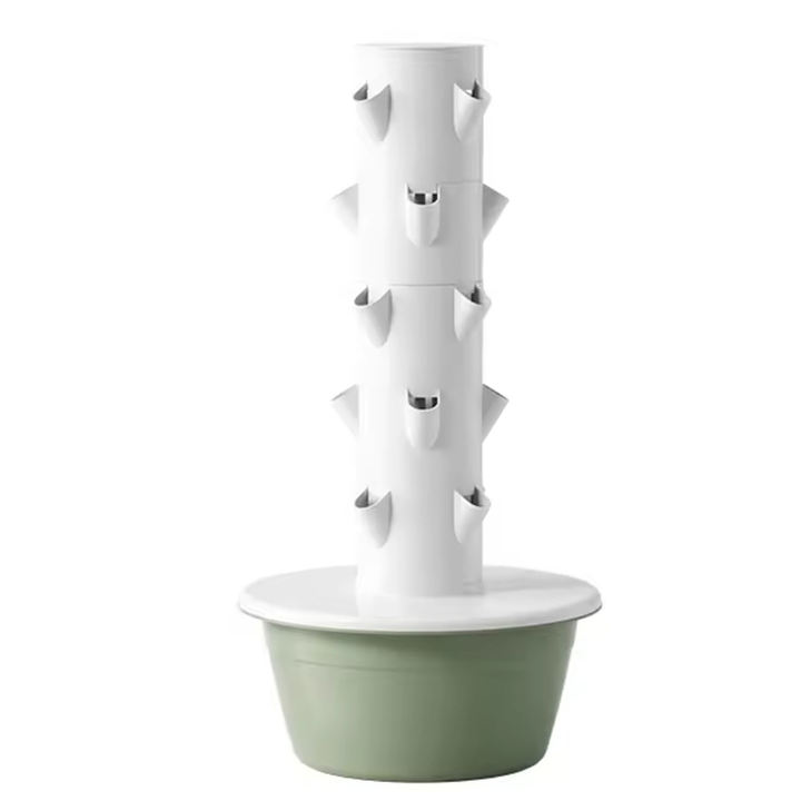 Hydroponic tower growing system with Led Light for Leafy Vegetable hydroponics tower vertical agriculture hydroponics B2B Factory Pricing Processing