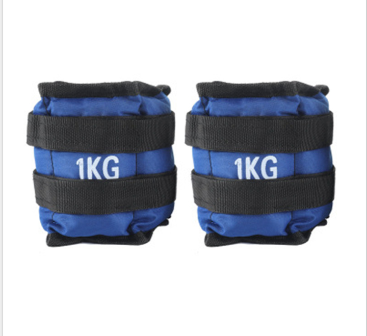 1 Pair New Arrival 1kg-6kg Adjustable Leg Ankle Wrist Sand Bag Weights Training Sandbag Wraps Strength Fitness Equipment