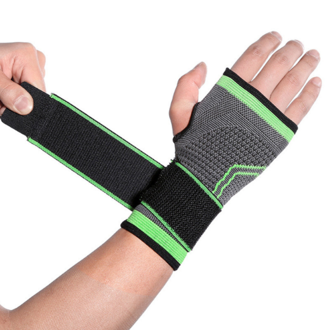 1PC 3d Pressurized Elastic Wrist Bandage Support Strap Wraps Hand Palm Support Wristbands Support Wrist Compression Wrist Pad