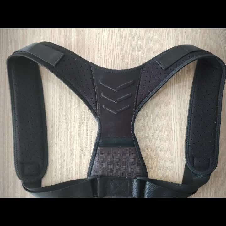 2021 Hot sale adjustable neoprene back brace Support bodywellness posture corrector for humpback