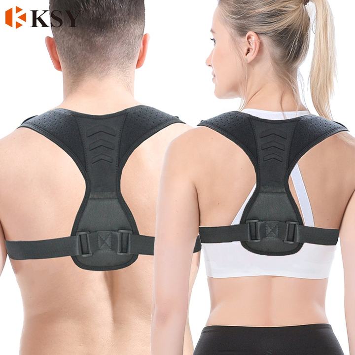 2021 Hot sale adjustable neoprene back brace Support bodywellness posture corrector for humpback