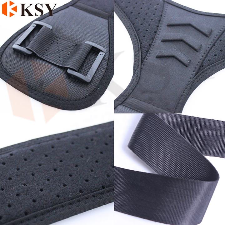 2021 Hot sale adjustable neoprene back brace Support bodywellness posture corrector for humpback