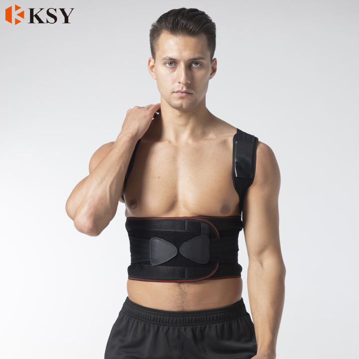 2023 New Posture Corrector Shoulder Support Waist Belt Women Men Improve Back Pain Spine Clavicle Posture Vest Back Brace