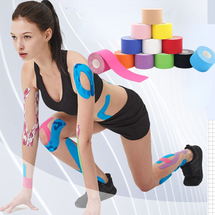 5cm 5m Printed Kinesiology Sports Tape For Therapy Muscle Kinesiology Tape