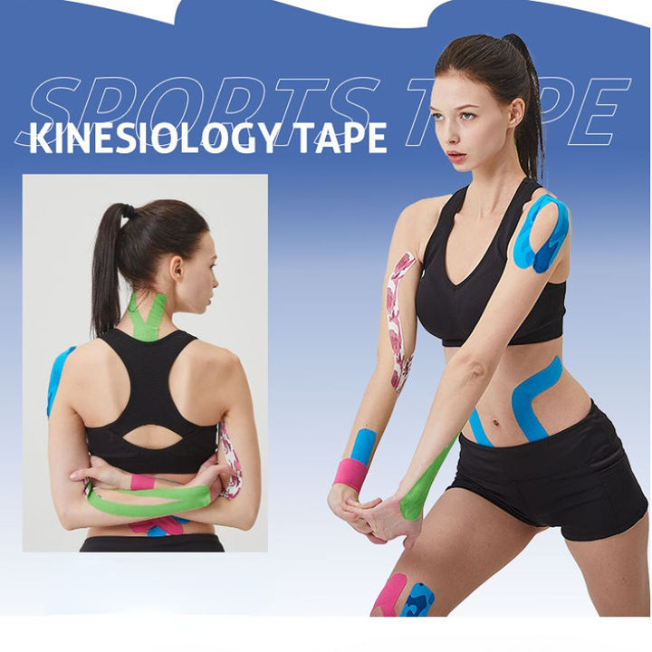 5cm 5m Printed Kinesiology Sports Tape For Therapy Muscle Kinesiology Tape