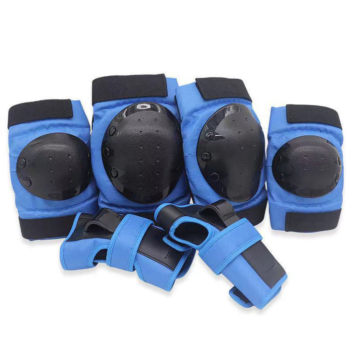 6pcs Set Kids Children Knee Elbow Pad Palm Protection Wrist Guards Protective Gears Kit for Safety Cycling Skating Snowboard Ski Quality Manufacturing Direct