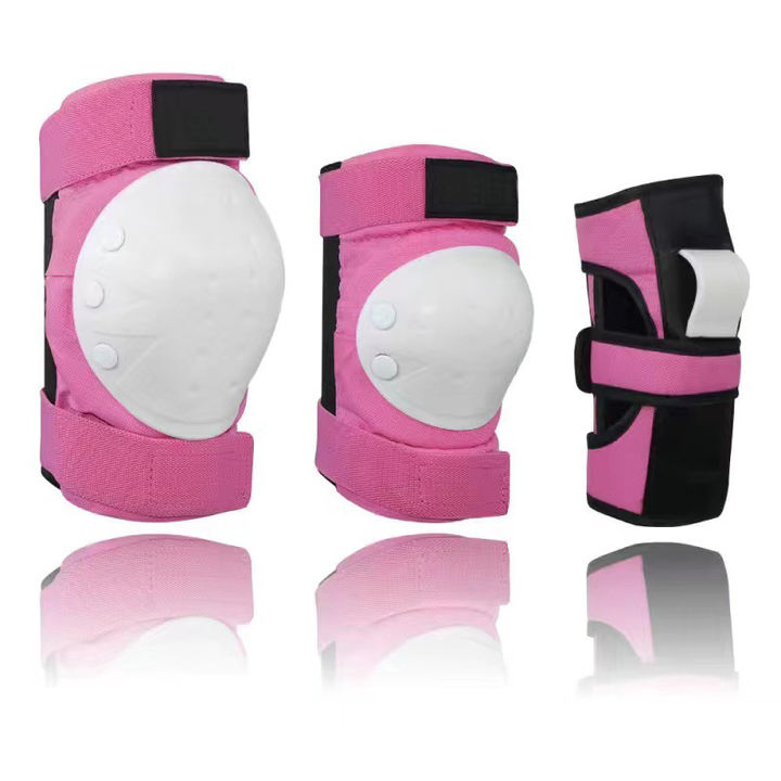 6pcs Set Kids Children Knee Elbow Pad Palm Protection Wrist Guards Protective Gears Kit for Safety Cycling Skating Snowboard Ski Quality Manufacturing Direct