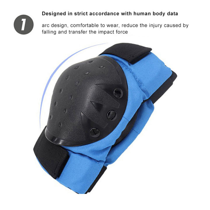 6pcs Set Kids Children Knee Elbow Pad Palm Protection Wrist Guards Protective Gears Kit for Safety Cycling Skating Snowboard Ski Quality Manufacturing Direct