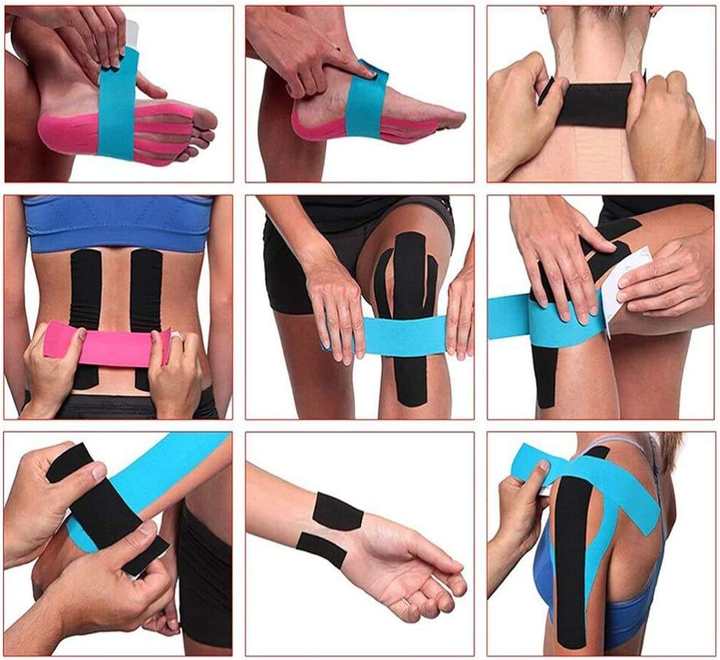 95% Cotton Waterproof Athletic Muscle Sports Kinesiology Tape High-Volume Manufacturing Trade
