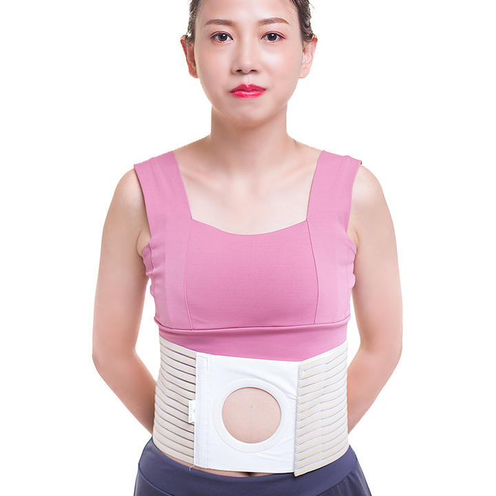 Abdominal Hernia Belt for Adults Flexible Medical Ostomy Support for Parastomal Hernia Prevention Weightlifting Waist Support