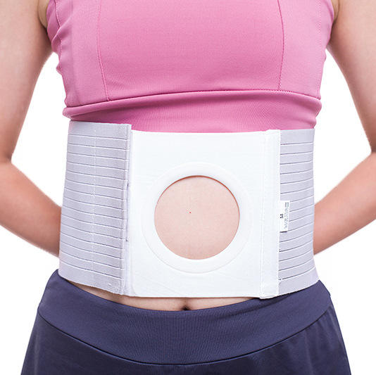 Abdominal Hernia Belt for Adults Flexible Medical Ostomy Support for Parastomal Hernia Prevention Weightlifting Waist Support