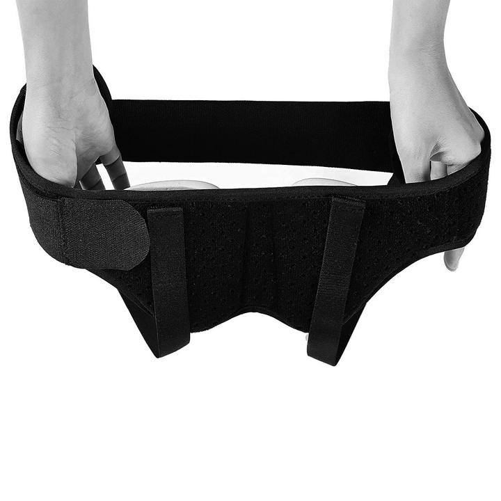 Adjustable Adult Hernia Belt Men Inguinal Groin Support Inflatable Hernia Bag with 2 Removable Compression Pads Pain Relief OEM Wholesale