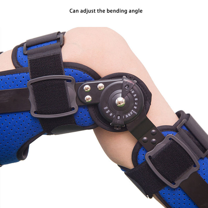 Adjustable Angle Hinged Orthotic Knee Brace Medical Stabilizer Fracture Arthritis Knee Joint Injury Ligament Arthritis