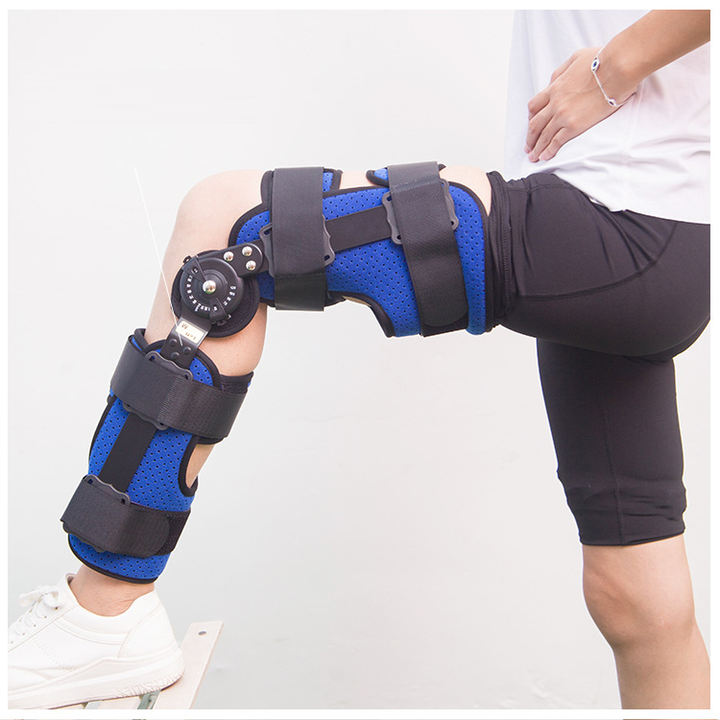 Adjustable Angle Hinged Orthotic Knee Brace Medical Stabilizer Fracture Arthritis Knee Joint Injury Ligament Arthritis