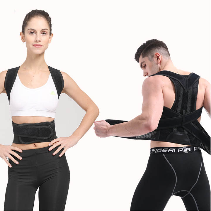 Adjustable  Back Brace Posture Corrector For Men And Women Improve Posture Back Pain Relief Factory-Owned Wholesale Bulk Orders