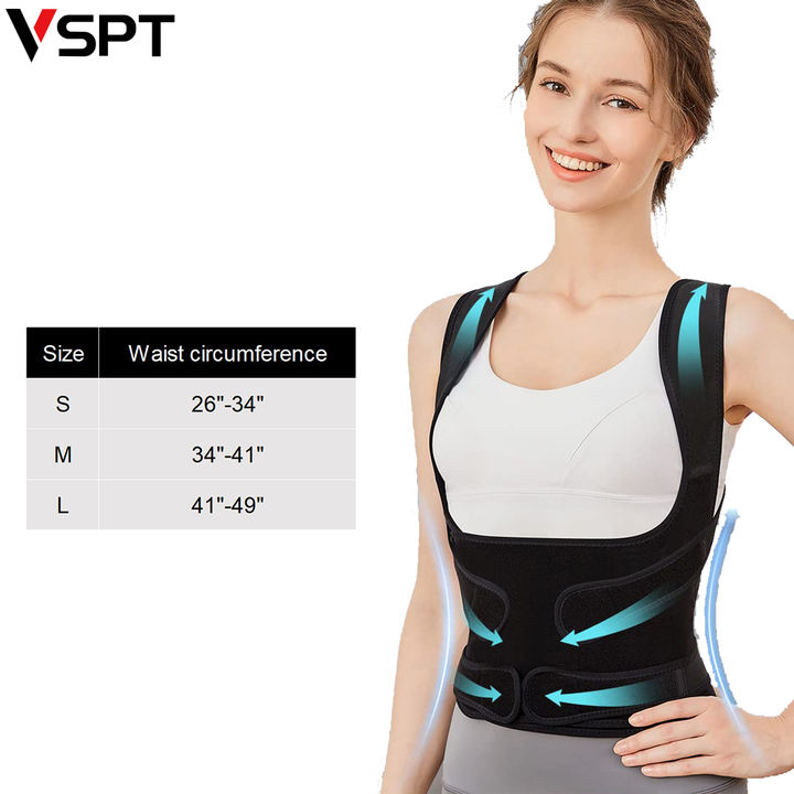 Adjustable Back Brace Straightener Posture Corrector for Women and Men Posture