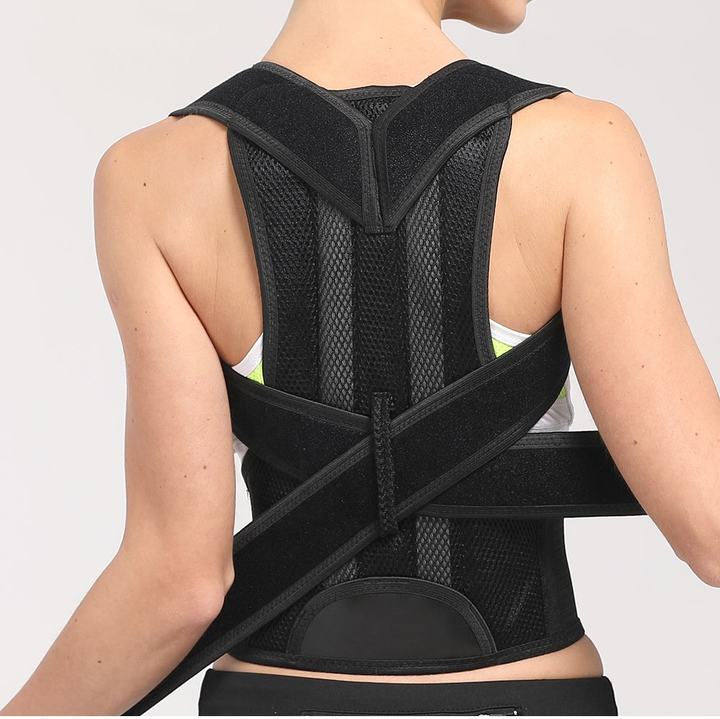 Adjustable Back Posture Corrector Shoulder Lumbar Brace Support Belt Comfortable Posture Correction Belt