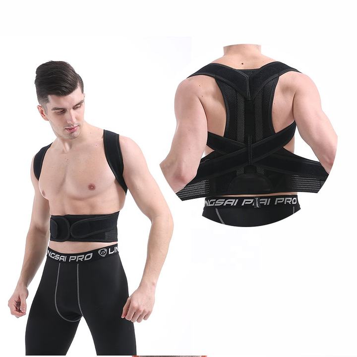 Adjustable Back Posture Corrector Shoulder Lumbar Brace Support Belt Comfortable Posture Correction Belt